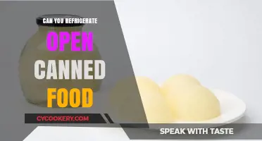 Refrigerating Open Canned Food: Safety Tips and Best Practices