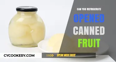 Refrigerating Opened Canned Fruit: Best Practices for Freshness and Safety