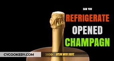 Refrigerating Opened Champagne: Tips to Preserve Its Fizz and Flavor