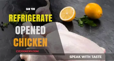 Refrigerating Opened Chicken: Safety Tips and Storage Guidelines