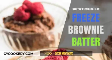 Refrigerating or Freezing Brownie Batter: Tips for Perfect Results