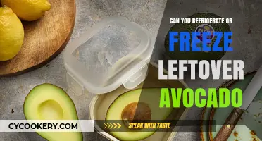 Refrigerating or Freezing Leftover Avocado: Tips for Freshness and Storage