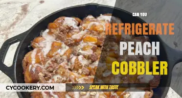 Refrigerating Peach Cobbler: Tips for Storage and Freshness