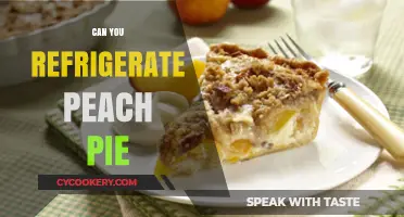 Refrigerating Peach Pie: Tips for Freshness and Flavor Preservation