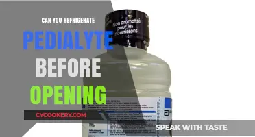 Refrigerating Pedialyte Before Opening: What You Need to Know