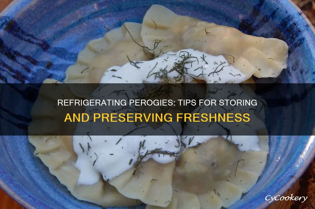 can you refrigerate perogies