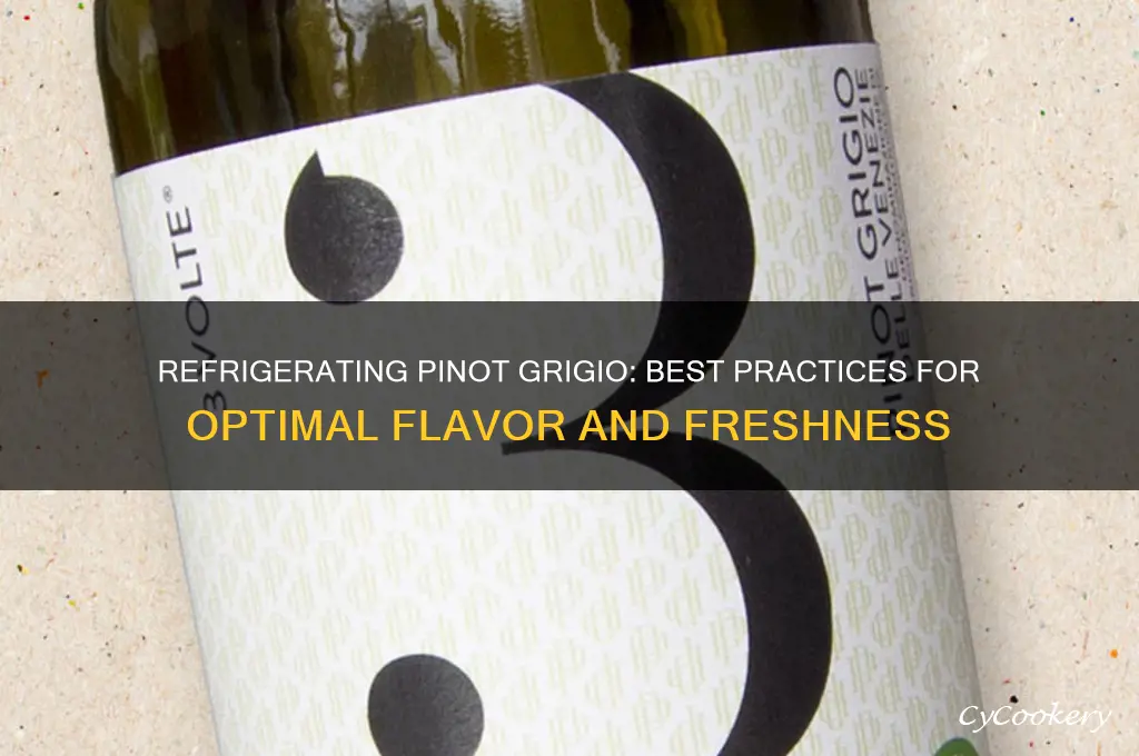 can you refrigerate pinot grigio