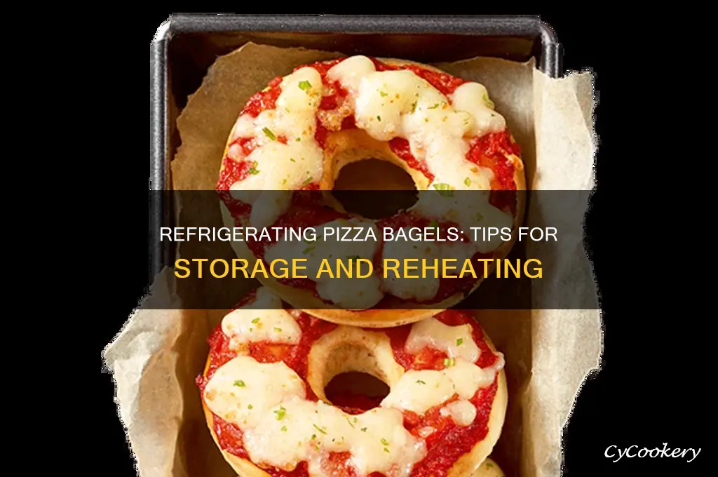 can you refrigerate pizza bagels
