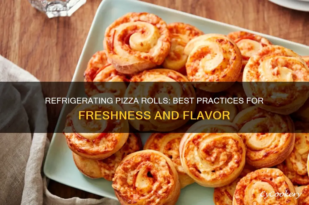 can you refrigerate pizza rolls