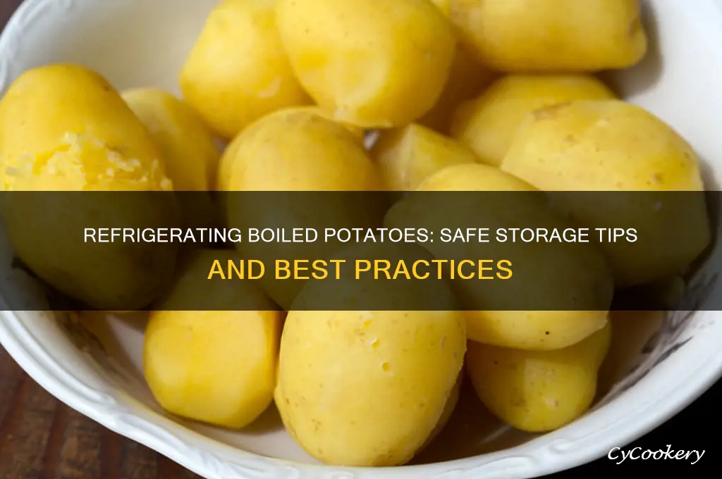 can you refrigerate potatoes after boiling