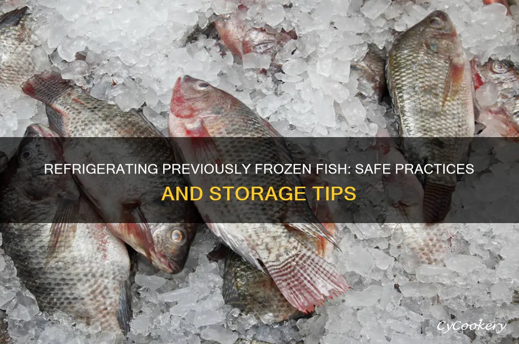 can you refrigerate previously frozen fish