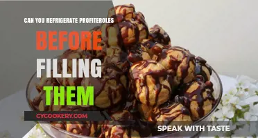 Refrigerating Profiteroles Before Filling: Tips for Perfect Pastry Prep