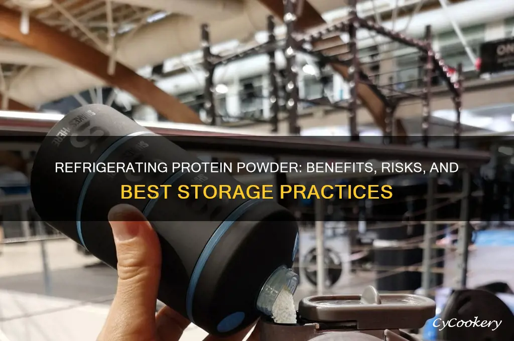 can you refrigerate protein powder