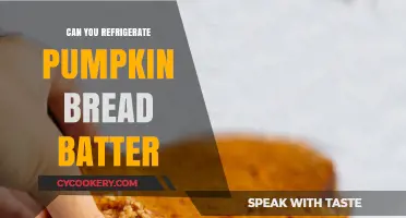 Refrigerating Pumpkin Bread Batter: Tips for Fresh and Easy Baking