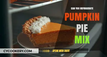 Refrigerating Pumpkin Pie Mix: Tips for Freshness and Flavor Preservation