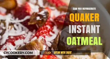 Refrigerating Quaker Instant Oatmeal: Tips for Storage and Freshness
