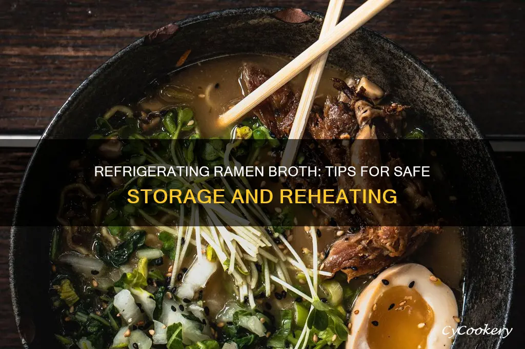 can you refrigerate ramen broth