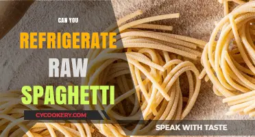 Refrigerating Raw Spaghetti: Tips for Storage and Freshness