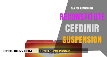 Refrigerating Reconstituted Cefdinir Suspension: Best Practices for Storage and Safety