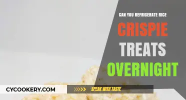 Refrigerating Rice Crispie Treats: Overnight Storage Tips and Tricks