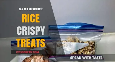 Refrigerating Rice Crispy Treats: Best Practices for Freshness and Texture
