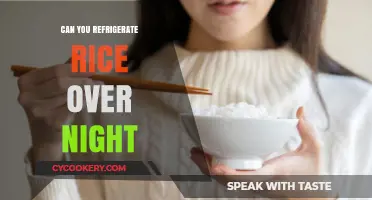 Refrigerating Rice Overnight: Safe Practices and Storage Tips