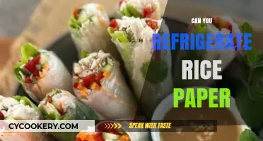 Refrigerating Rice Paper: Best Practices for Freshness and Storage
