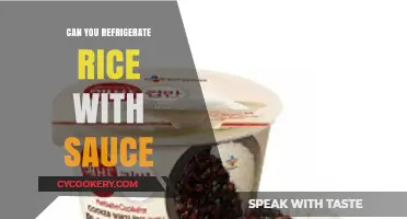 Refrigerating Rice with Sauce: Safe Practices and Storage Tips