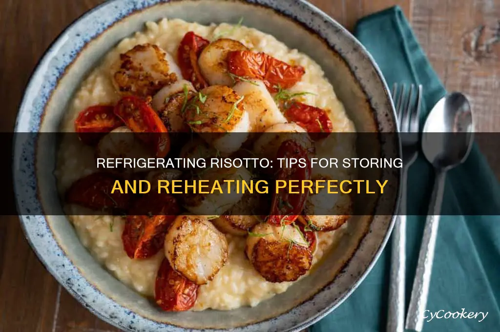 can you refrigerate risotoo