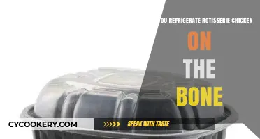 Refrigerating Rotisserie Chicken on the Bone: Tips for Safe Storage