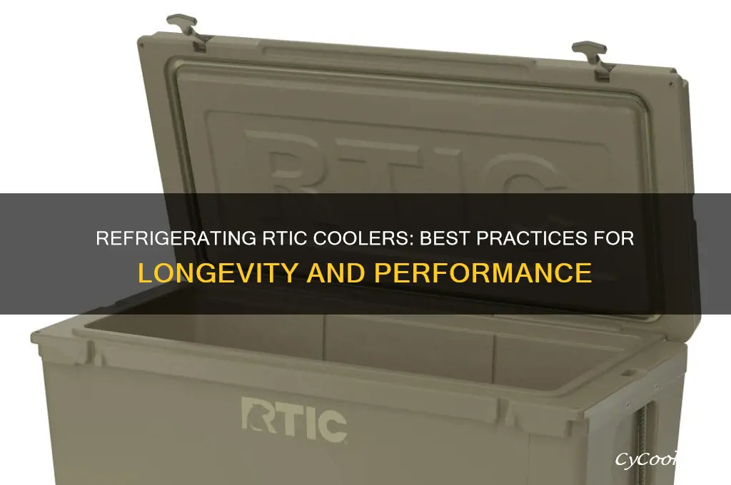 can you refrigerate rtic