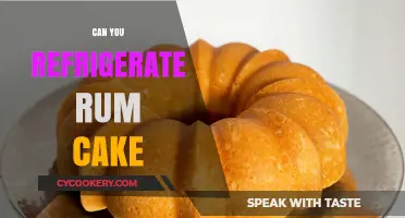 Refrigerating Rum Cake: Tips for Storage and Freshness