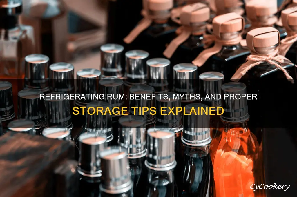 can you refrigerate rum