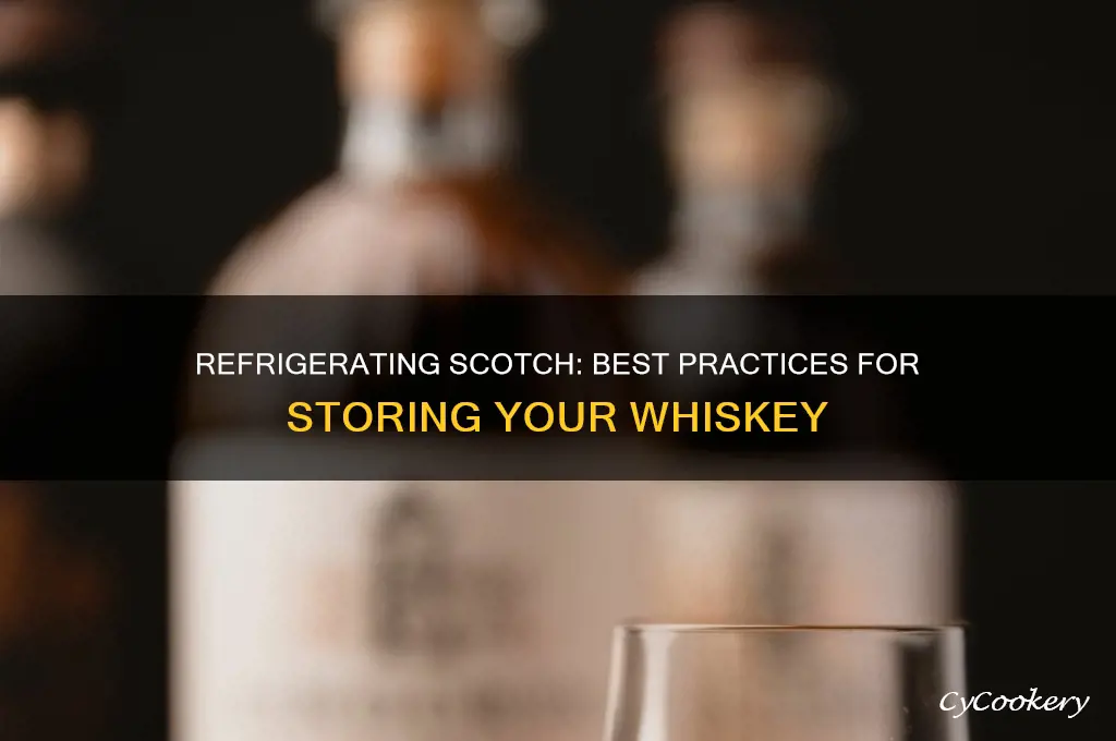 can you refrigerate scotch