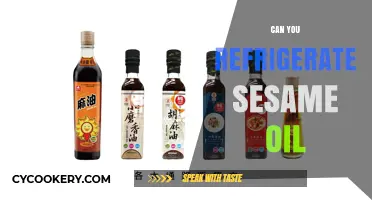 Refrigerating Sesame Oil: Best Practices for Freshness and Flavor