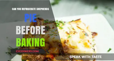 Refrigerating Shepherd's Pie Before Baking: Tips and Best Practices