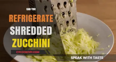 Refrigerating Shredded Zucchini: Tips for Freshness and Storage