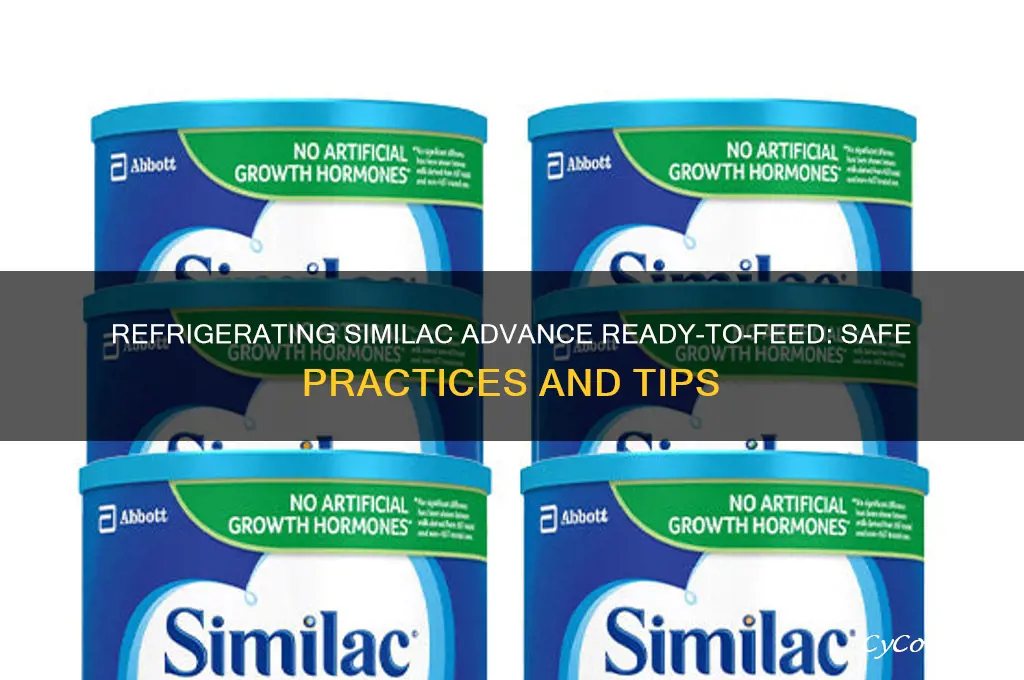 can you refrigerate similac advance ready to feed