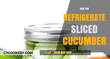 Refrigerating Sliced Cucumbers: Best Practices for Freshness and Crunch