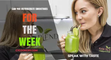 Refrigerating Smoothies: A Week-Long Freshness Guide for Busy Health Enthusiasts