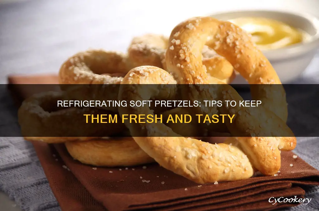 can you refrigerate soft pretzels