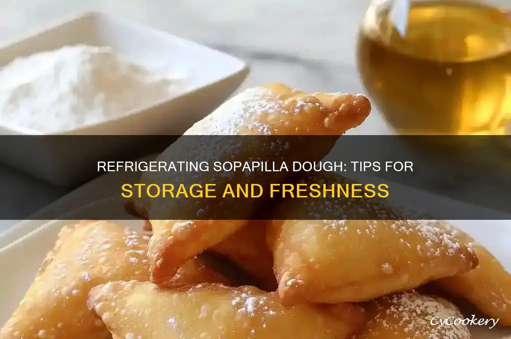 can you refrigerate sopapilla dough