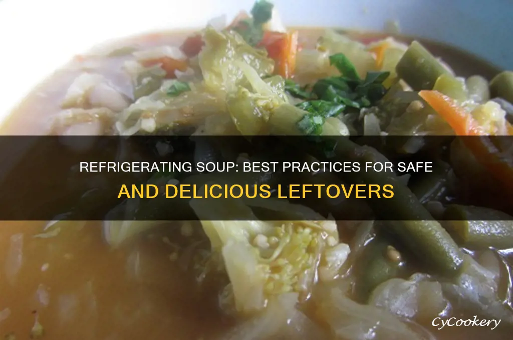 can you refrigerate soup