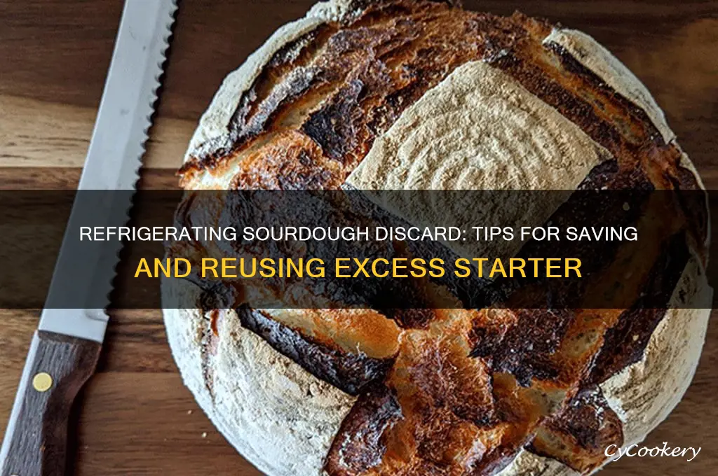 can you refrigerate sourdough discard