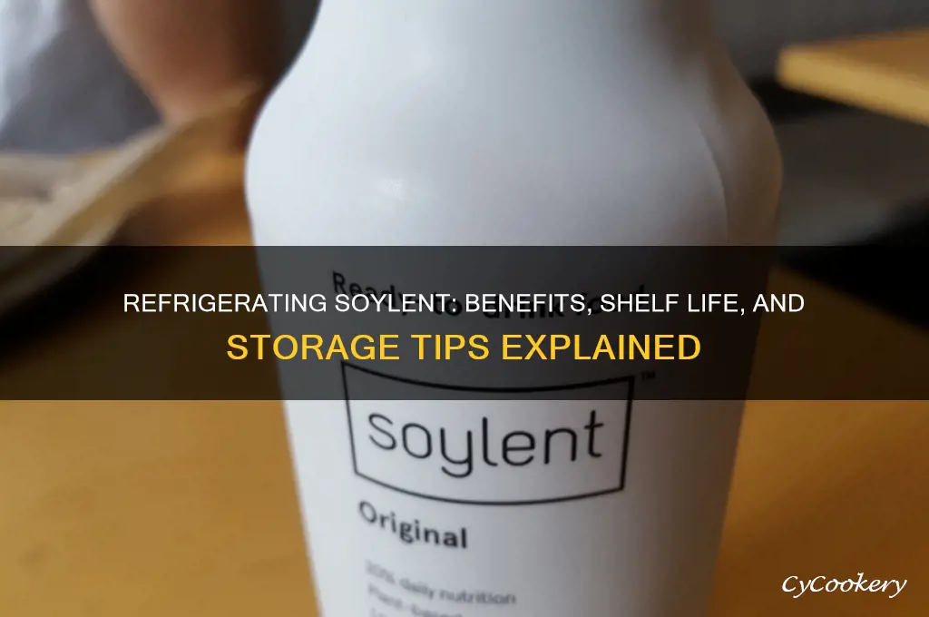 can you refrigerate soylent