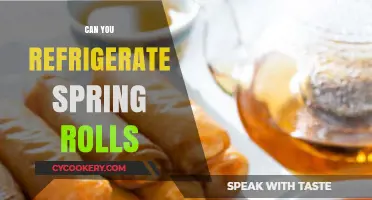 Refrigerating Spring Rolls: Best Practices for Freshness and Flavor