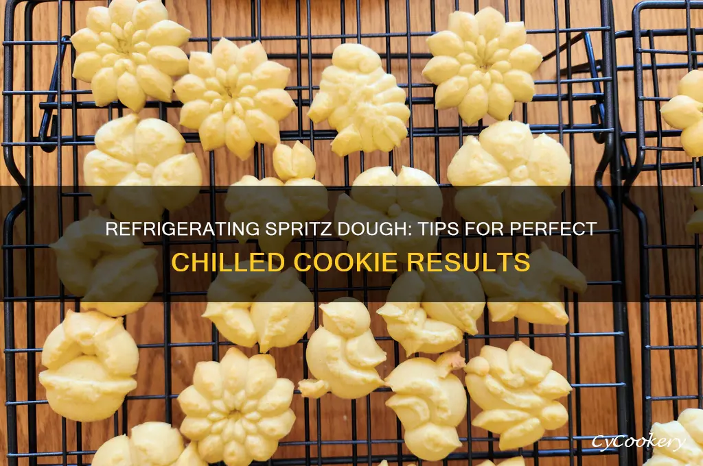 can you refrigerate spritz dough