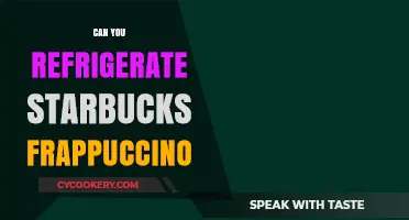 Refrigerating Starbucks Frappuccino: Tips for Storing Your Favorite Drink