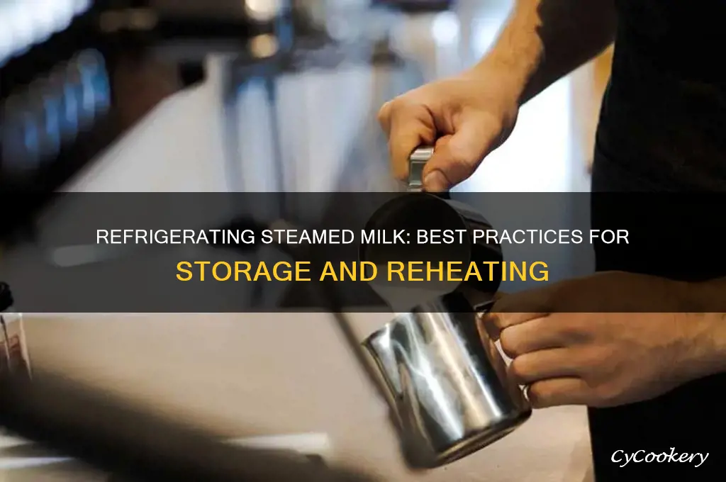 can you refrigerate steamed milk