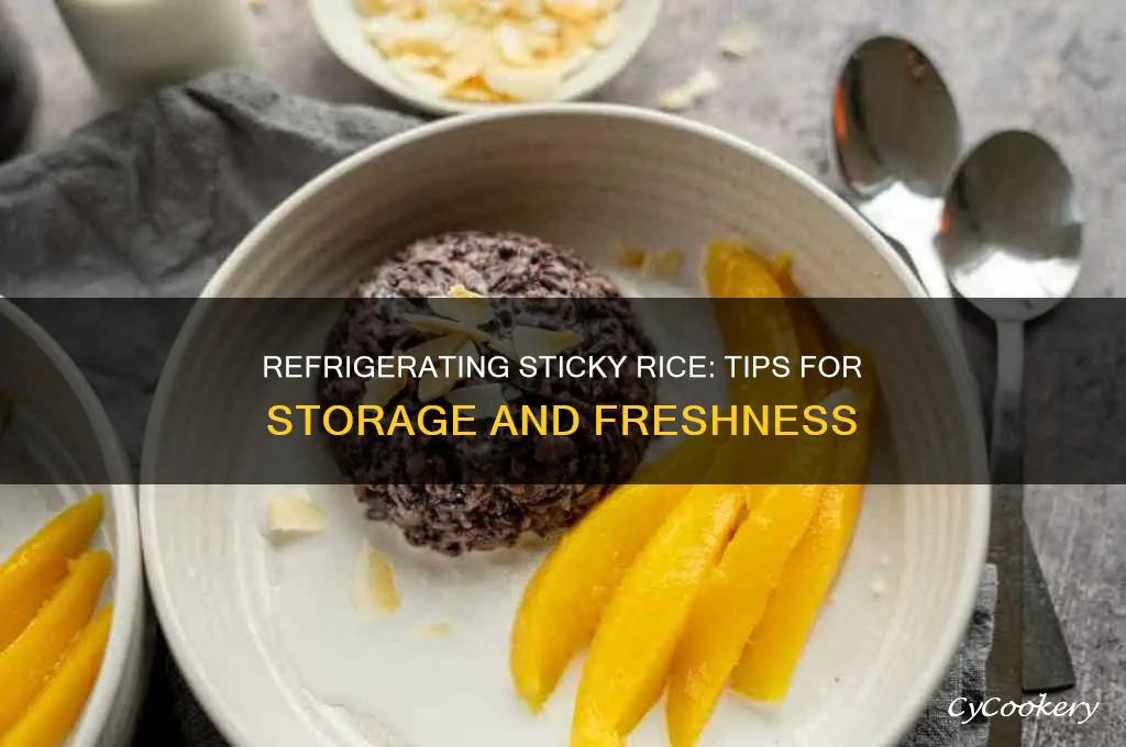 can you refrigerate sticky rice